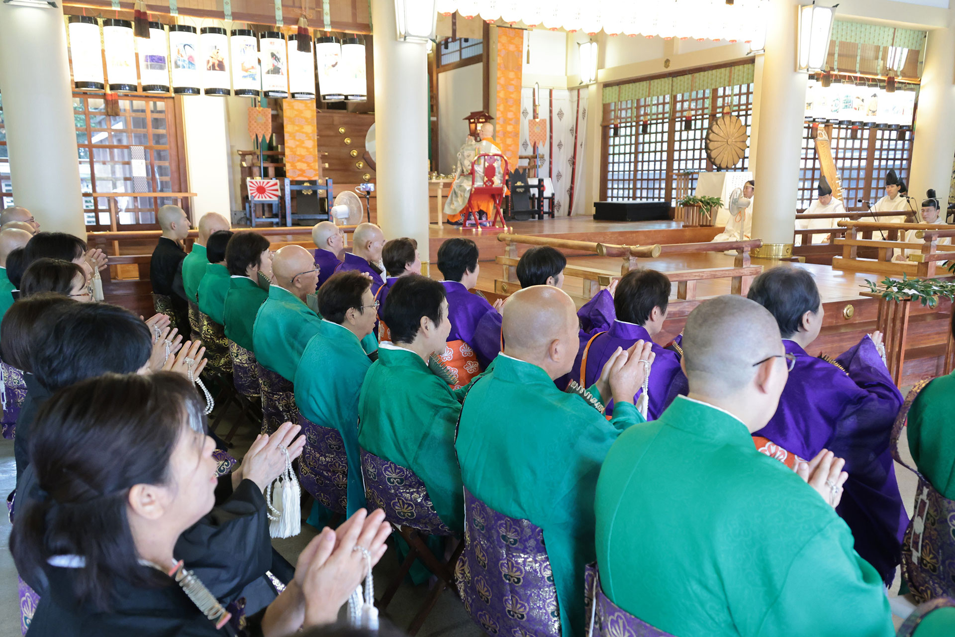 終戦80年 神仏合同慰霊祭