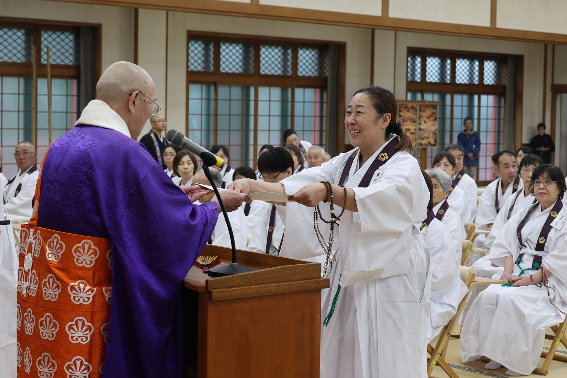 立教100年大祭 北海道記念得度授戒会